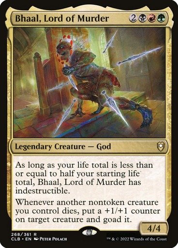 Producto - Bhaal, Lord of Murder #268  Commander Legends: Battle for Baldur's Gate