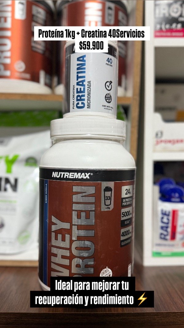 Producto - Combo proteína y Creatina Nutremax