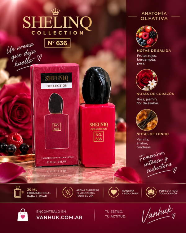 Producto - PERFUME SHELINQ COLLECTION N 636  mini 30 ML