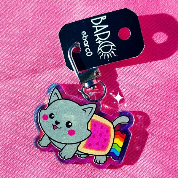 Producto - Llavero "NyanCat" (holográfico)
