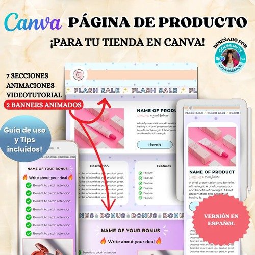 Producto - Página De Producto - Landing Page PASTEL LOVE