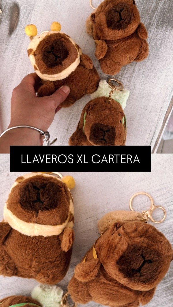 Producto - Llavero Peluche Capibara Cuerpo completo