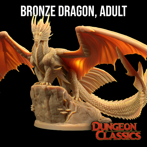 Producto - Dragón bronce adulto - Dungeons and Dragons