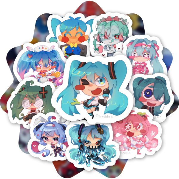 Producto - Stickers - Mikus