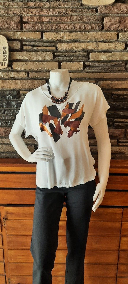 Producto - Blusa manga japonesa con estampa - 0