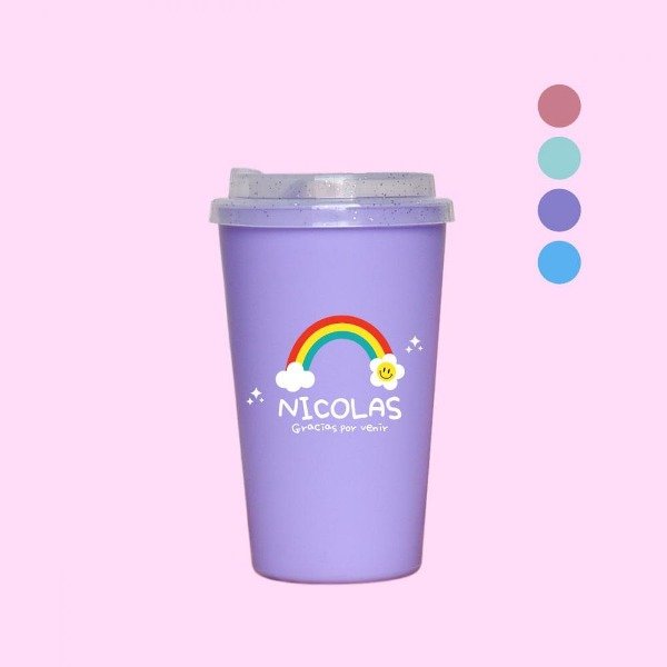 Producto - P- VASO CUP COFFEE GLITTER DTF UV