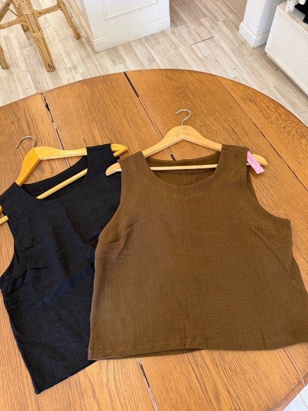 Producto - Musculosa lino Zara