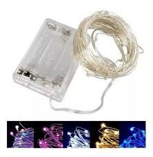Producto - GUIRNALDA ALAMBRE LED 3MT A PILA AA