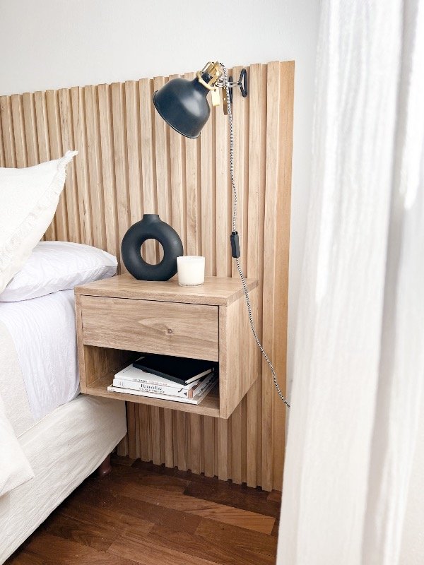 Producto - Mesa Luz Flotante Wanda (cajón con tirador) - 6