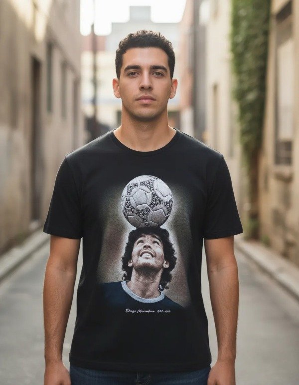 Producto - Remera Diego Maradona pelota tango