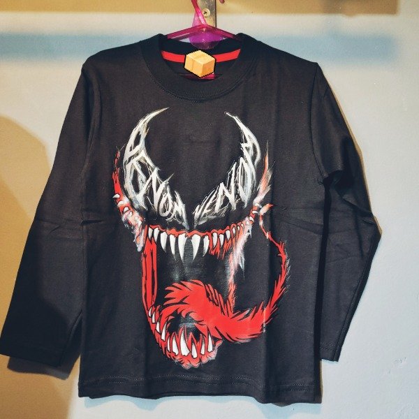 Producto - REMERA MANGA LARGA INFANTIL VENOM T.6