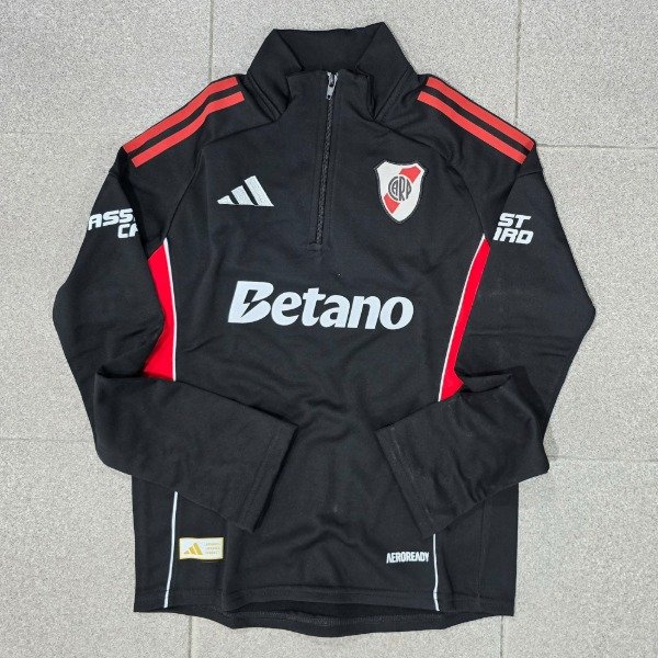 Producto - Buzo River Plate Negro Niño