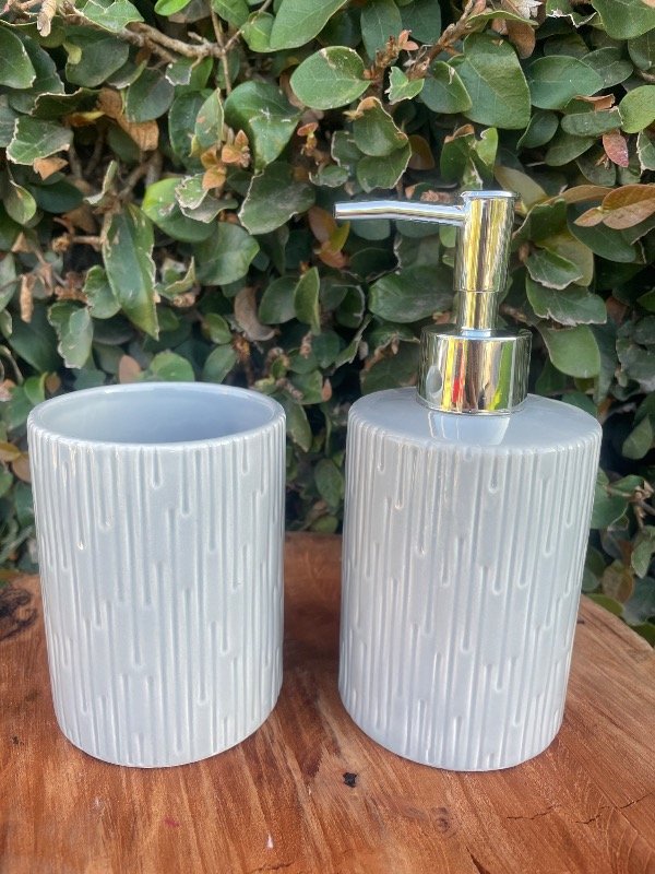 Producto - Set de baño texturado