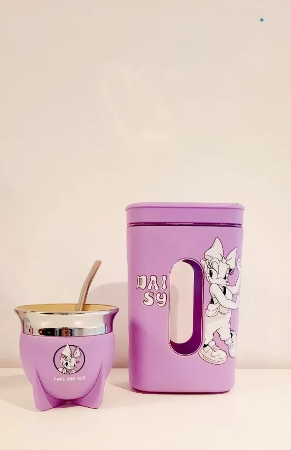 Producto - Set matero Daisy  lata mas mate