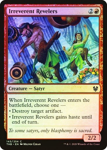 Producto - Irreverent Revelers Foil  Theros: Beyond Death