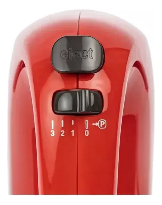 Producto - BATIDORA DE MANO MOULINEX FACILITA 250W 3 VELOCIDADES ROJA - 1