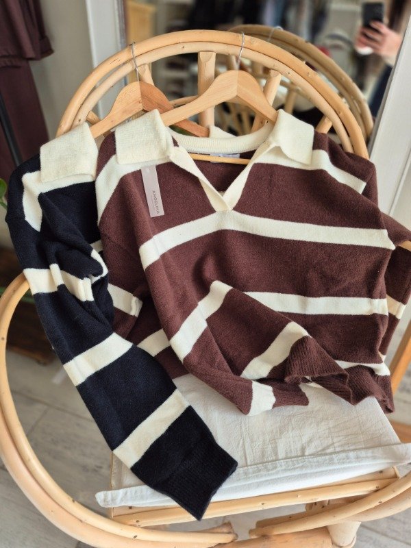 Producto - Sweater Chomba Premium Rayado Ian