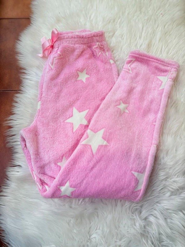 Producto - Pant Polar Fucsia c/estrellas