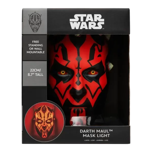 Producto - Star Wars Darth Maul Mask Light Lampara USB Paladone - 5