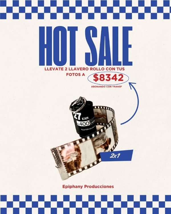 Producto - HOT SALE 2x1  EN LLAVERO ROLLO