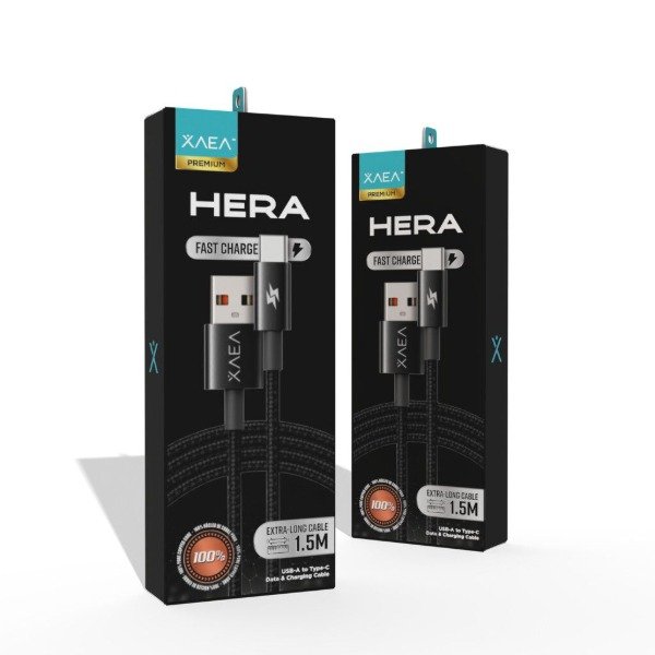 Producto - CABLE USB TIPO C MODX-101 - HERA - XAEA - NEGRO