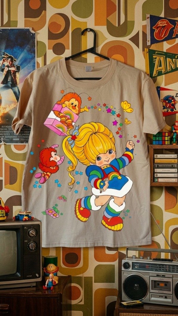 Producto - Remera Algodon Rainbow Brite Sparkle Varios Colores - 6