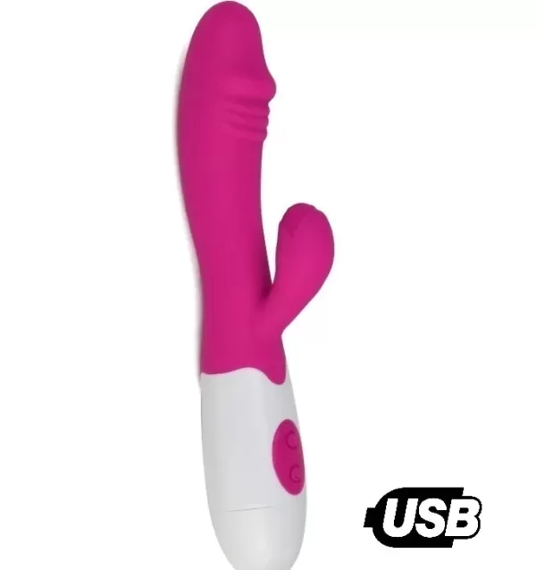 Producto - Vibrador Doble Estimulación Lisboa 10 Funciones USB