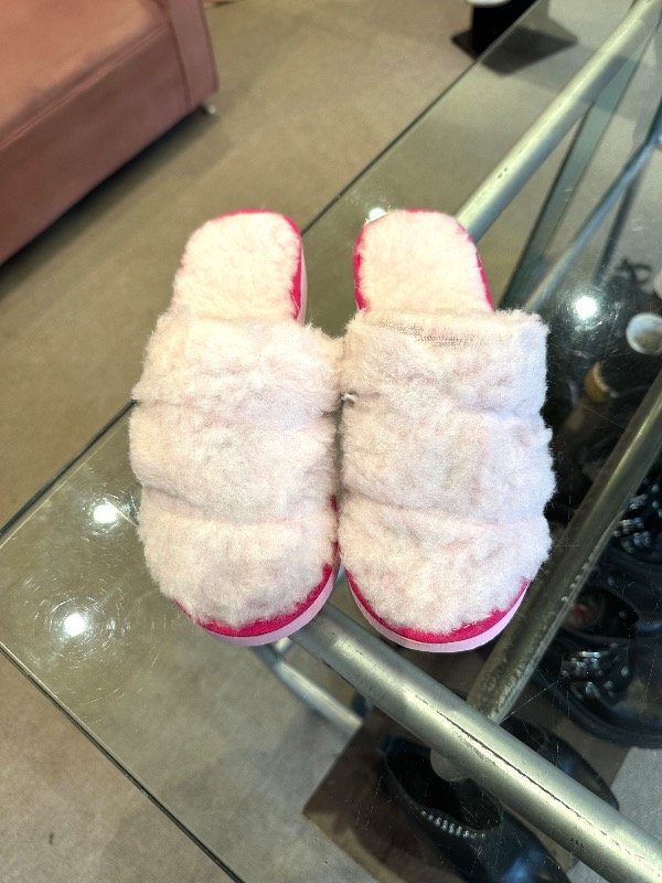 Producto - Pantuflas Peluche Rosa Claro