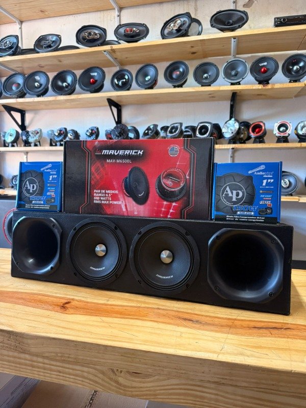 Producto - RAKERA PARA POTENCIAR CON 2 MEDIOS 6,5 MAVERICK Y AUDIOPIPE ADR-250