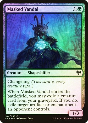 Producto - Masked Vandal Foil  Kaldheim