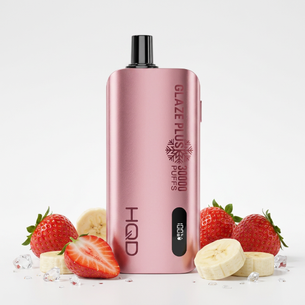 Producto - HQD Glaze Plus - Strawberry Banana (30.000 PUFFS)