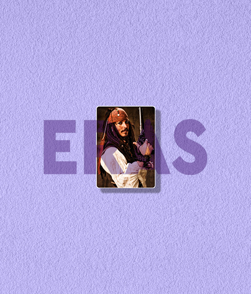 Producto - STICKERS UV-  PIRATAS DEL CARIBE - JACK SPARROW