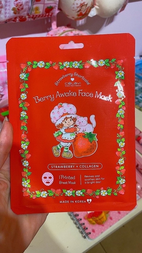 Producto - Mascarilla Facial Colágeno Frutillitas