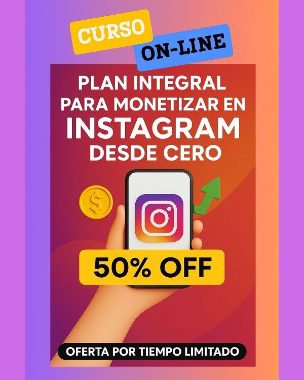 Producto - Curso Integral para Monetizar en Instagram