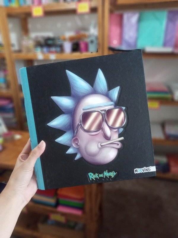 Producto - Carpeta Escolar Mooving 3x40 Rick and Morty