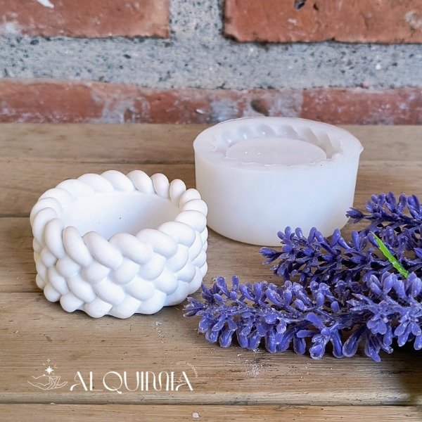 Producto - Molde Portavela Trenza 21D5