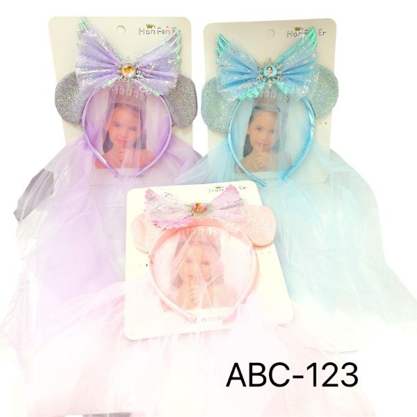 Producto - Vincha con ala y velo ABC-123