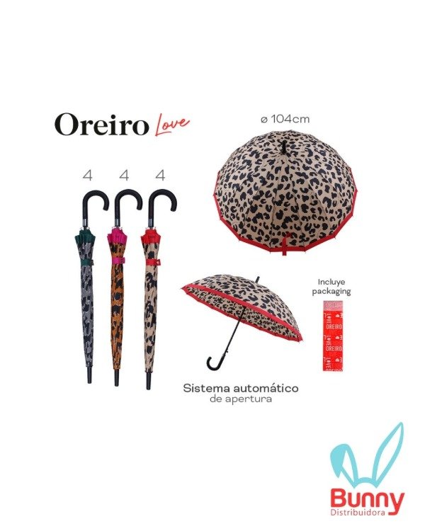 Producto - PARAGUAS OREIRO LOVE 28996