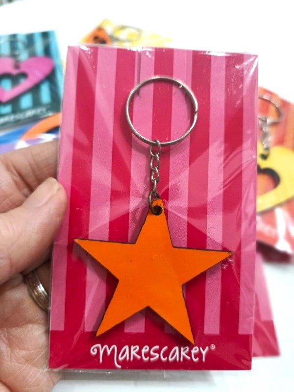 Producto - Llavero Estrella / Naranja Valencia - 1