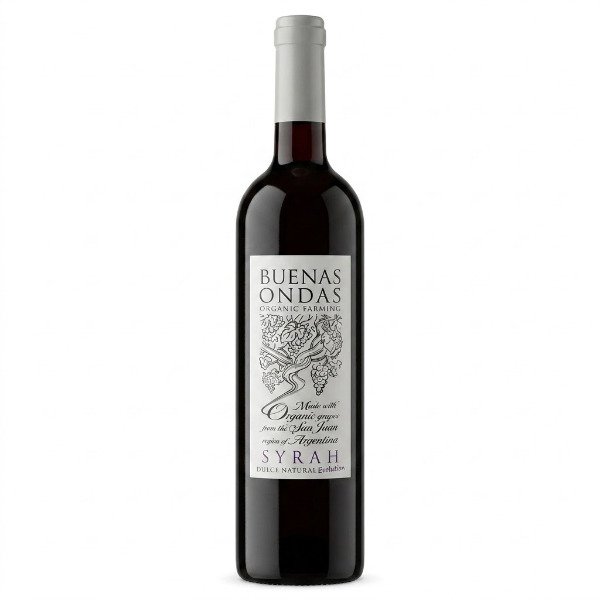 Producto - Fabril Alto Verde - Buenas Ondas Syrah Dulce - Vino Orgánico