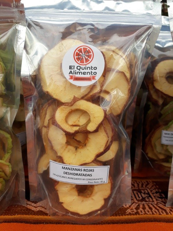 Producto - Manzanas Rojas deshidratadas