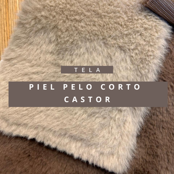 Producto - Tela Piel Pelo Corto Castor