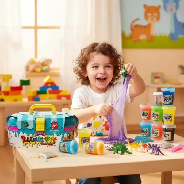 Producto - Valija para crear 12 Slime + Accesorios - 4