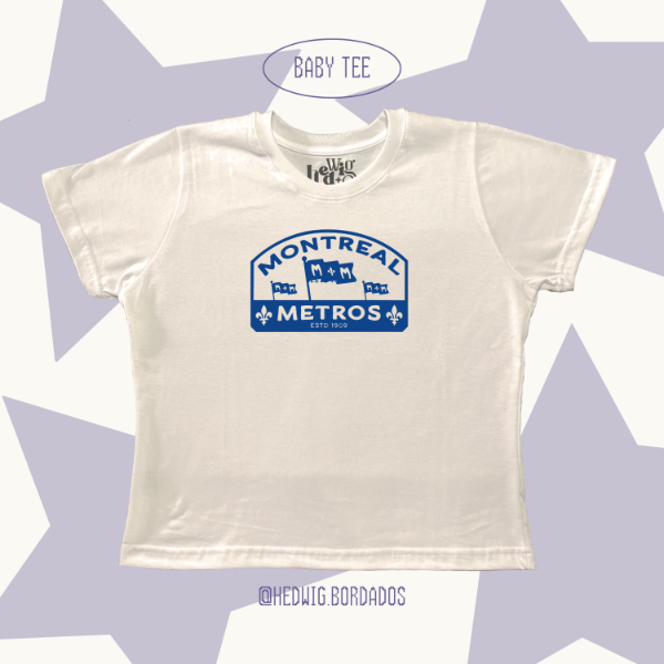 Baby tee "montreal metros heated rivalry" — imagen 3