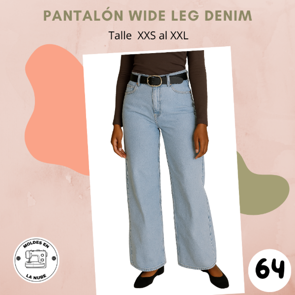 Producto - Pantalón Wide Leg Denim