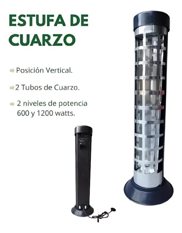 Producto - ESTUFA CUARZO 2 VELAS