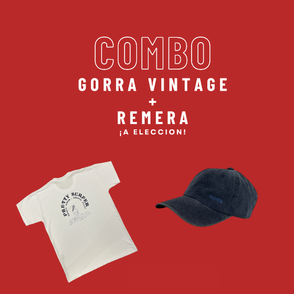 Producto - Combo Remera + Gorra Vintage