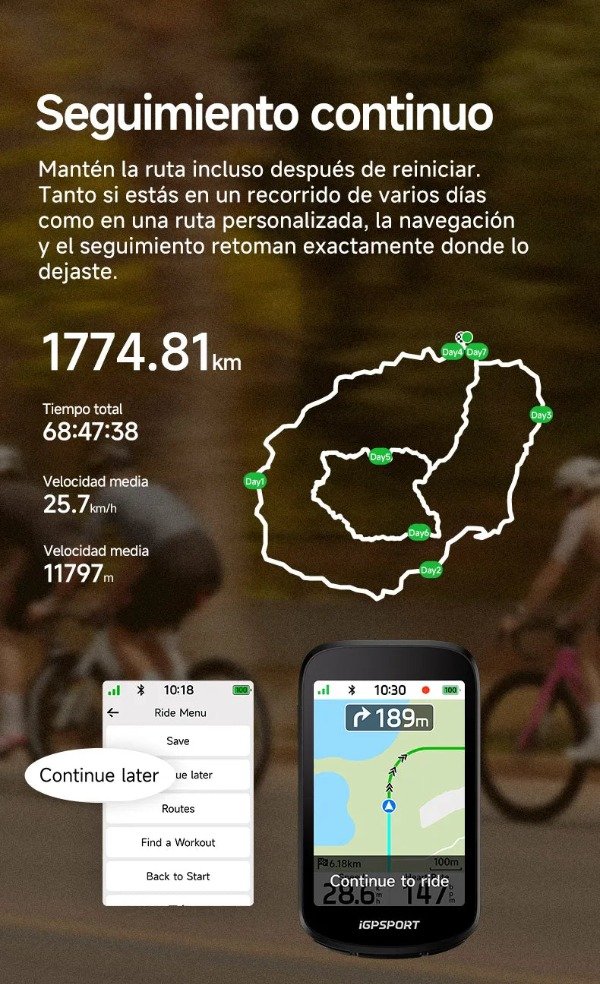 Producto - Ciclocomputador iGPSPORT BSC500 Pantalla Táctil - 4