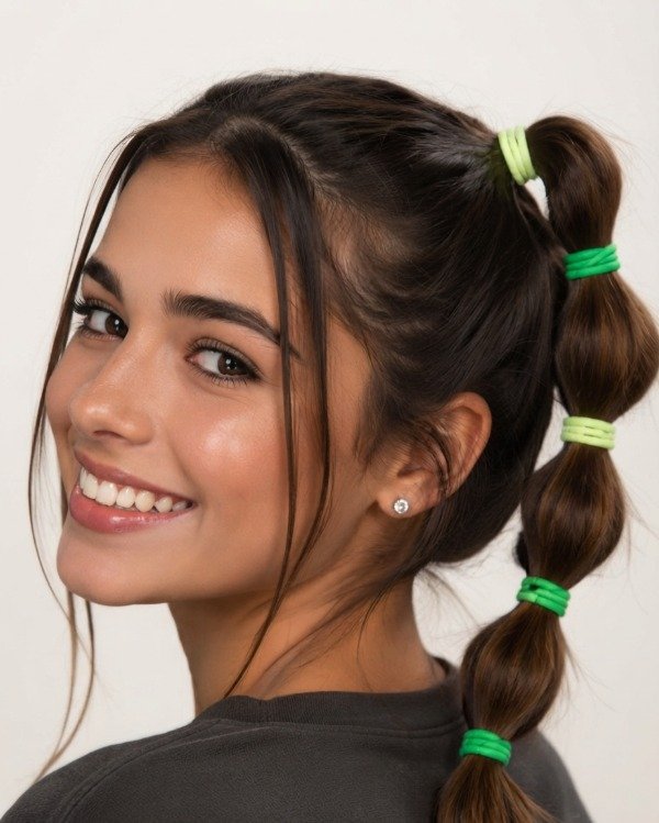 Producto - Colita Gomita De Pelo Poliester Mujer Niña Pack 6 Unidades - 0