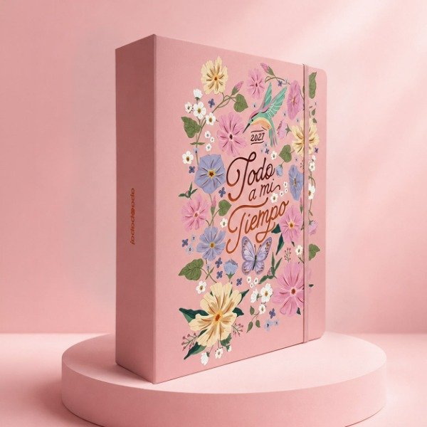 Producto - Agenda PREMIUM A5 - DIARIA FLORES - 0